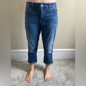 Cropped jeans. Cute. Size 10.